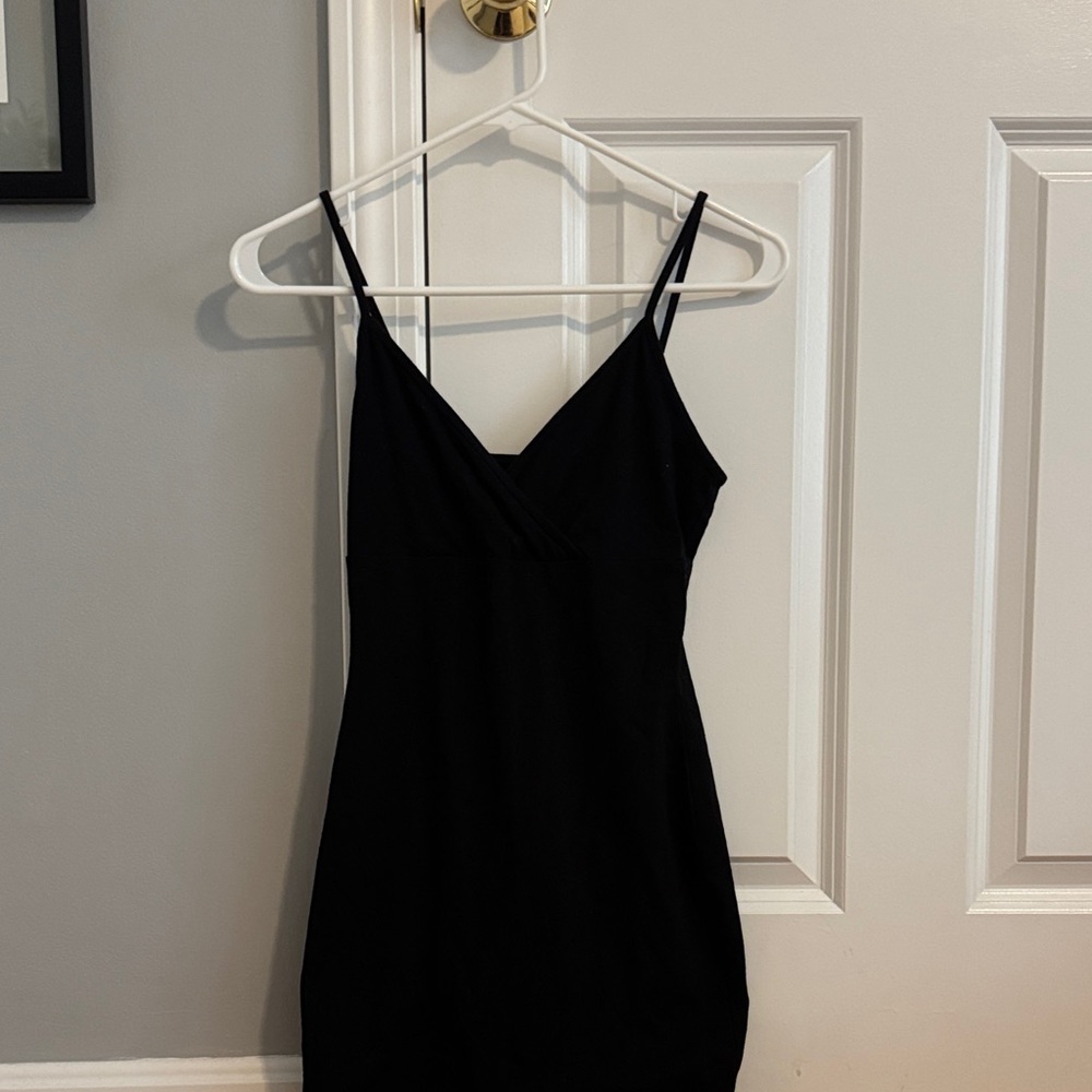 Wild Fable Black Mini Dress with Spaghetti Straps